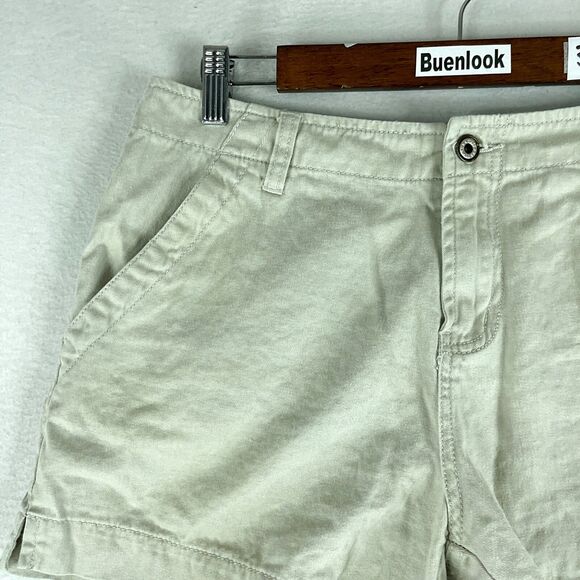 One Tuff Babe OTB Womens Shorts Beige Tag Size 11/12 (30) Mid Rise Canvas - Picture 3 of 11